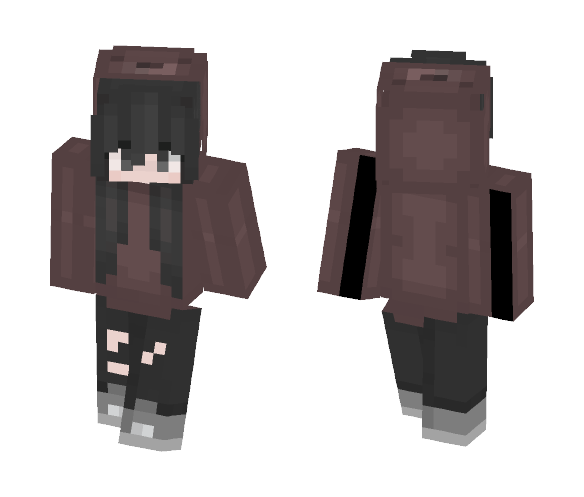 Hoodie girl - Girl Minecraft Skins - image 1