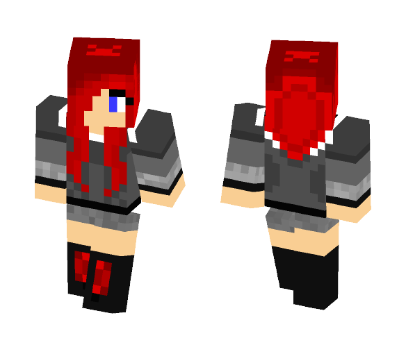 Download Free girl red hair Skin for Minecraft image 1 girl red hair - Color Haired Girls Minecraft Skins - image 1