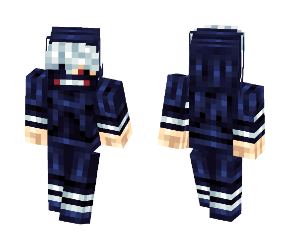 Kaneki Ken (root A) - Male Minecraft Skins - image 1