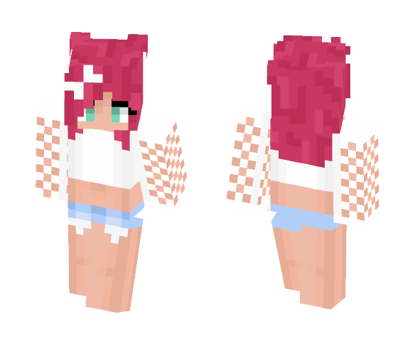 Cute Beach Girl ❤ - Cute Girls Minecraft Skins - image 1