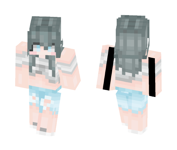 Shorts n' Converse - Female Minecraft Skins - image 1