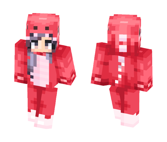 Dino- New shading (x - Female Minecraft Skins - image 1