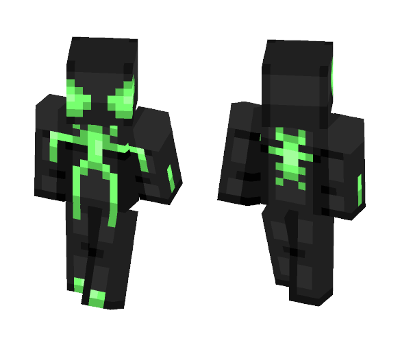 Stealth Suit Spiderman - Comics Minecraft Skins - image 1
