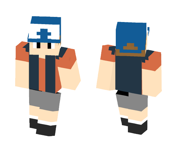 Dipper Pines From Gravity Falls - Male Minecraft Skins - image 1