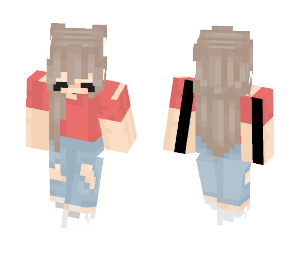 wishful eyes~ - Female Minecraft Skins - image 1