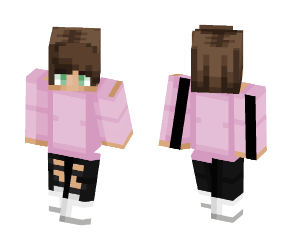 Pink Sweater - Male Minecraft Skins - image 1