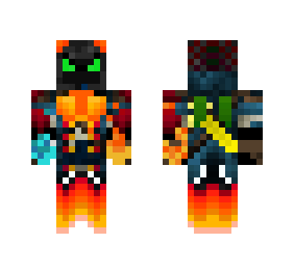 Warrior of the flame - Male Minecraft Skins - image 2