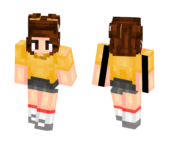 Download Free My Skin( Base by Woven ) Skin for Minecraft image 1 My Skin( Base by Woven ) - Female Minecraft Skins - image 1