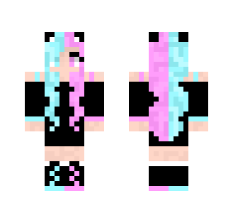 Blue And Pink Hair ❤❤ - Female Minecraft Skins - image 2