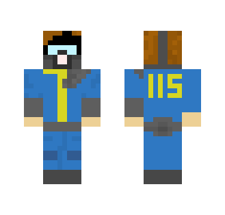 Fallout Vault Suit with Gasmask.