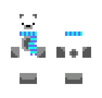 Polar Bear with Scarf