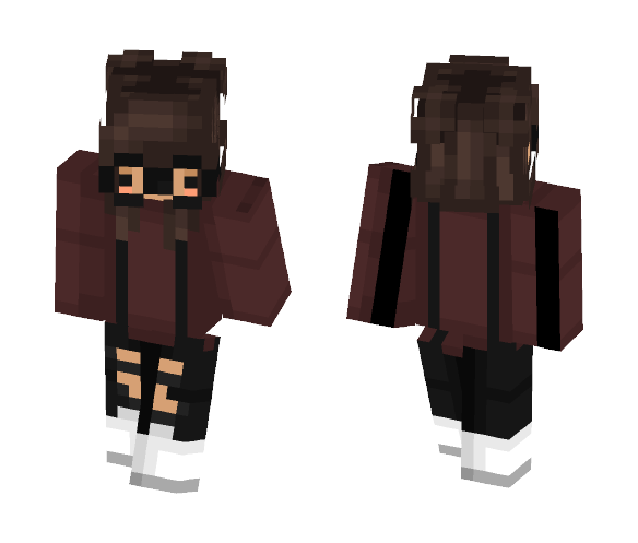 Tutushii - Another nerd :3 - Female Minecraft Skins - image 1