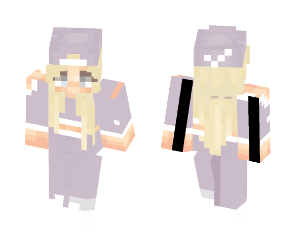 Being Purple~ Nike girl - Girl Minecraft Skins - image 1