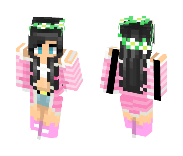 €łłα | Gray Cardigan! - Female Minecraft Skins - image 1