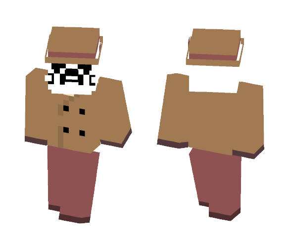 [DC] Rorschach | Watchmen - Comics Minecraft Skins - image 1