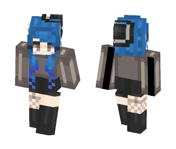 Run Run Far Away- Cosmic - Female Minecraft Skins - image 1