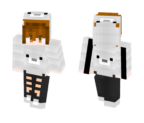 Cute Bear Boy// _LonelyOtaku_ - Male Minecraft Skins - image 1