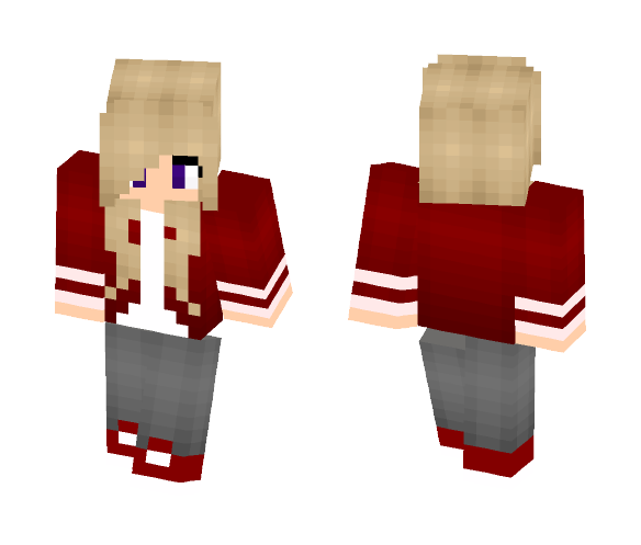 School Girl Jock - Girl Minecraft Skins - image 1