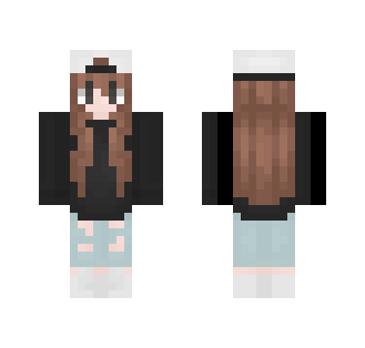 Chillin' ~ w/ Hat - Female Minecraft Skins - image 2