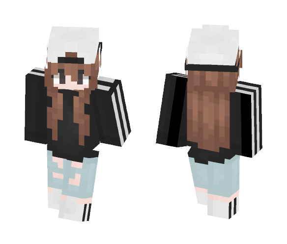 Chillin' ~ w/ Hat - Female Minecraft Skins - image 1