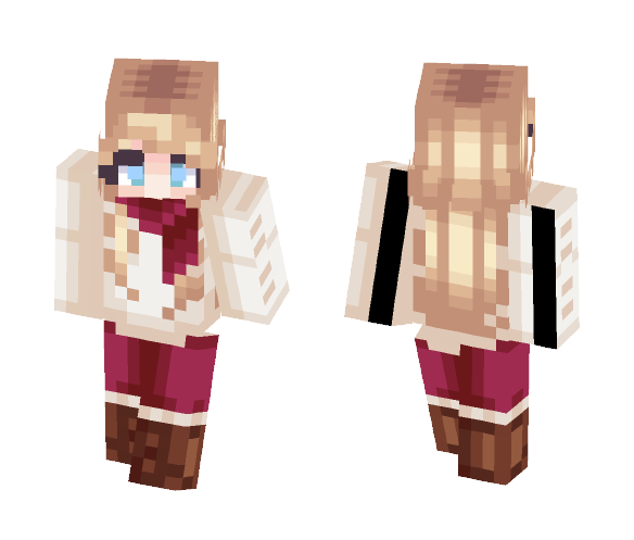 Download Free Winter girl Skin for Minecraft image 1 Winter girl - Girl Minecraft Skins - image 1