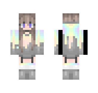 x Holographic Oversized Sweater x