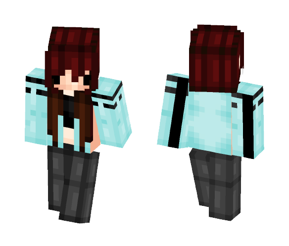 Red Haired Chibi Gal - Female Minecraft Skins - image 1
