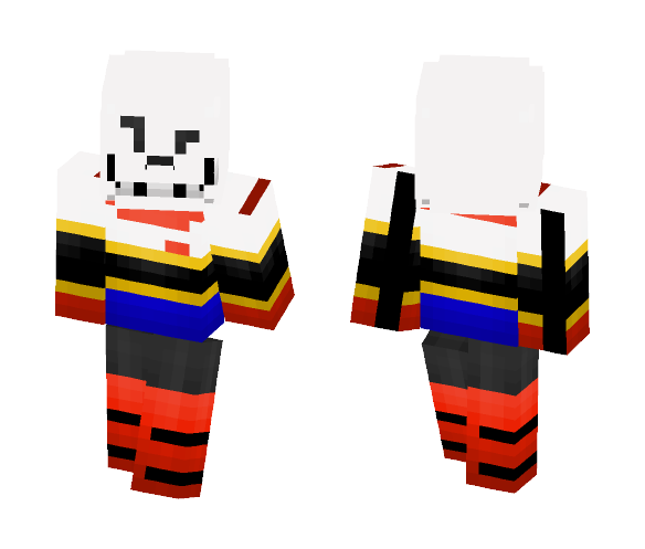 Download Free the great papyrus (me) | undertale Skin for Minecraft image 1 the great papyrus (me) | undertale - Male Minecraft Skins - image 1