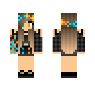 Lil' sis's mcpc skin ._.