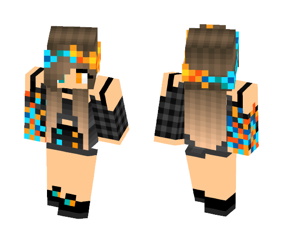 Lil' sis's mcpc skin ._. - Female Minecraft Skins - image 1