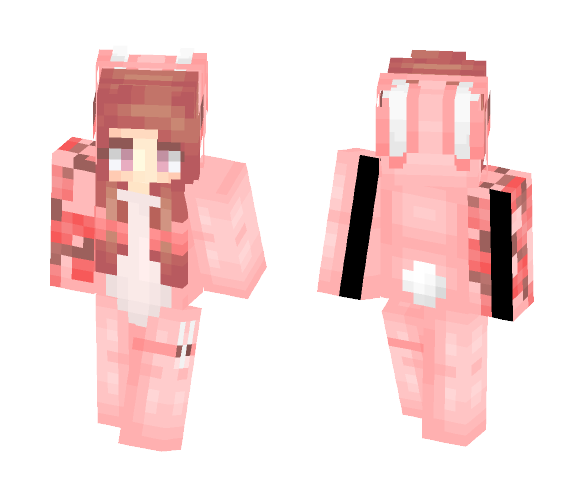 Bunny Onesie - Female Minecraft Skins - image 1