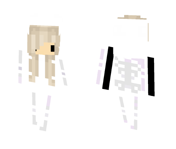 Download Free Miss Skele Skin for Minecraft image 1 Miss Skele - Female Minecraft Skins - image 1