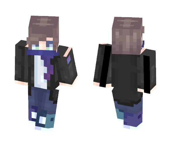 Galaxy scarf - Male Minecraft Skins - image 1