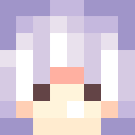 Download Free A sad rabbit girl Skin for Minecraft image 3 A sad rabbit girl - Girl Minecraft Skins - image 3