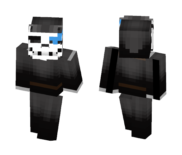 Download Free Reaper Sans Skin for Minecraft image 1 Reaper Sans - Male Minecraft Skins - image 1