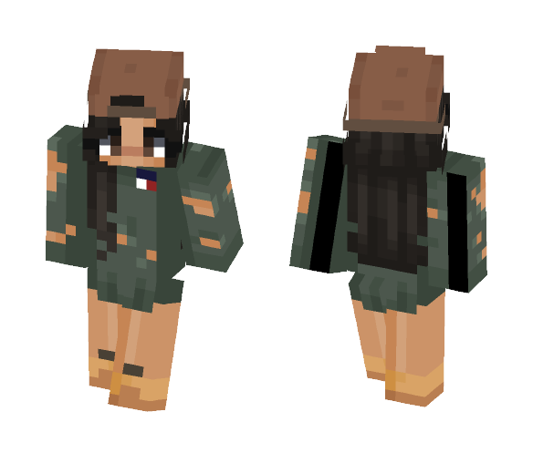 Download Free Tommy Hilfiger Girl Skin for Minecraft image 1 Tommy Hilfiger Girl - Girl Minecraft Skins - image 1
