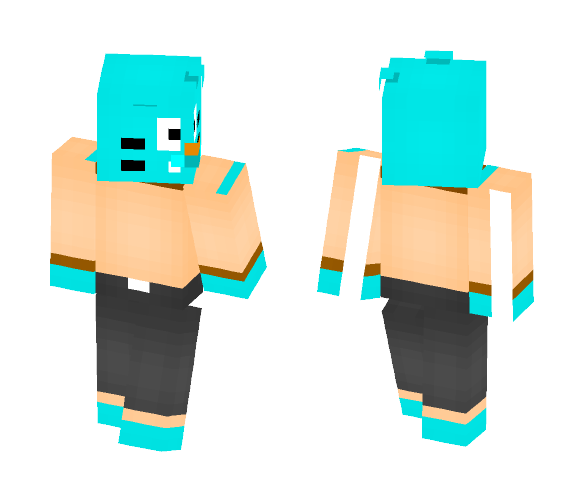 Alternate Gumball Watterson Skin - Male Minecraft Skins - image 1