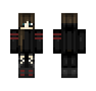 Brown Hair, Black Clothes