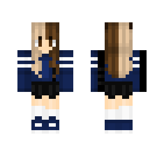 blue and white shirt ????