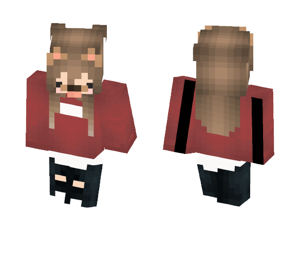 Dog Filter Chibi - Dog Minecraft Skins - image 1