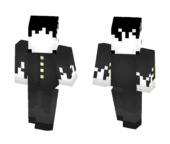 flame demon, yandere sim - Male Minecraft Skins - image 1