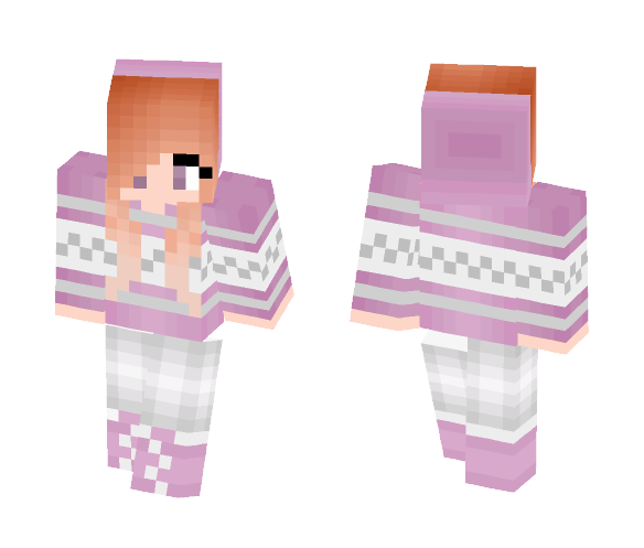 Cute Purple Sweater - Female Minecraft Skins - image 1