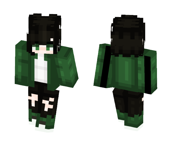 ???? | Unlucky {Kinda better in 3D} - Female Minecraft Skins - image 1