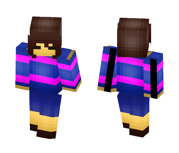 frisk | undertale - Interchangeable Minecraft Skins - image 1