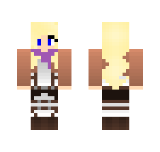 Attack on Titan Blond Mikasa Parody