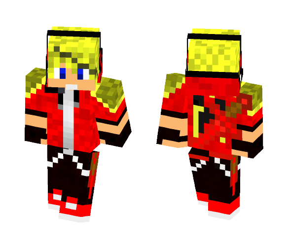 Red Youtuber - Male Minecraft Skins - image 1