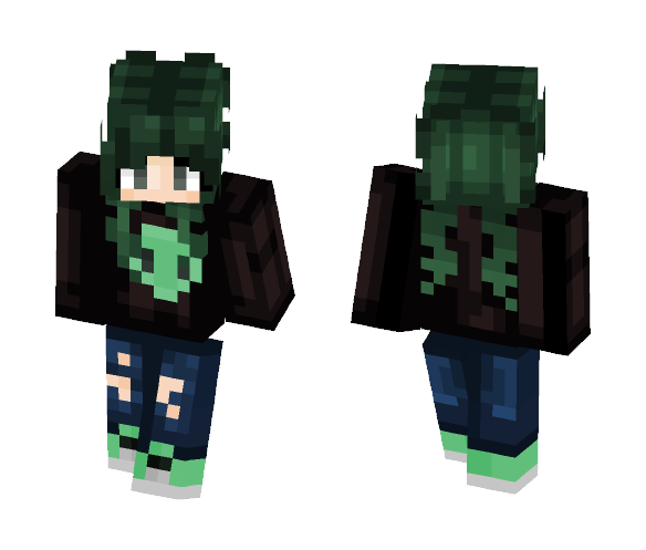 Alien Long-Sleeved ~ - Female Minecraft Skins - image 1