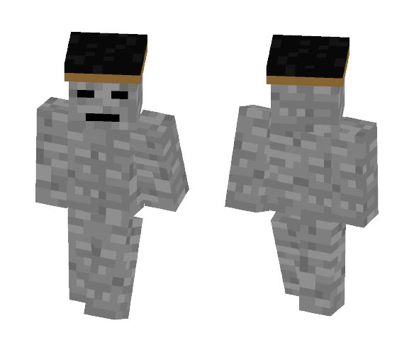 Download Free Stone Skin for Minecraft image 1 Stone - Interchangeable Minecraft Skins - image 1