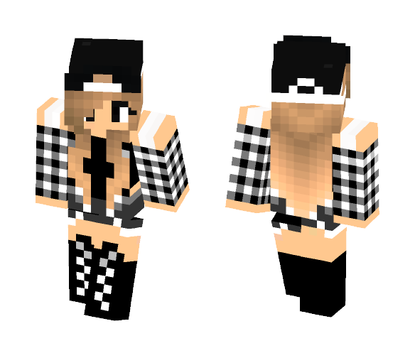 Plaid Girl - Girl Minecraft Skins - image 1