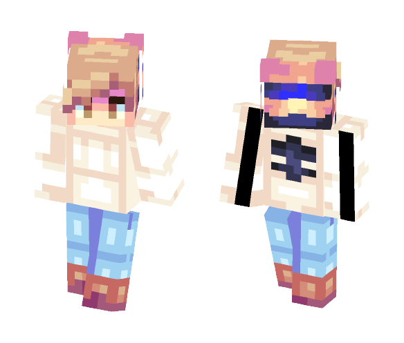 Bees under a striped blankie - Male Minecraft Skins - image 1